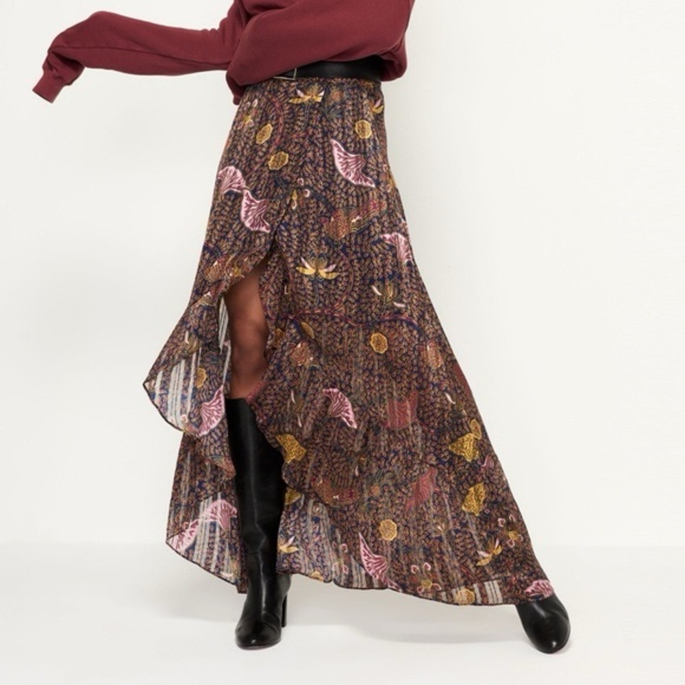 ba&sh Dalvi High-Low Skirt size 2/M - Picture 3 of 7